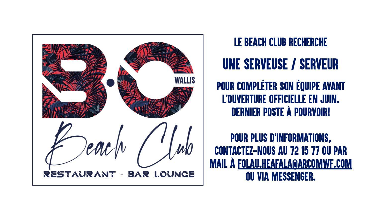 Recrutement Beach Club