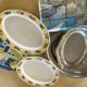 Plats ovales inox et plastique